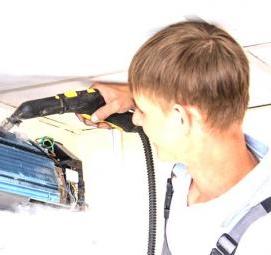 Заправка мобильного кондиционера - модель 2