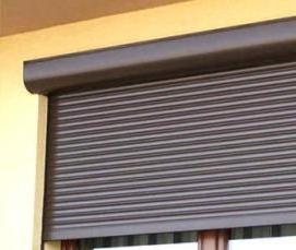 Защитные рольставни на окна - вариант 1