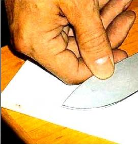 Заточка китайских ножей - модель 1