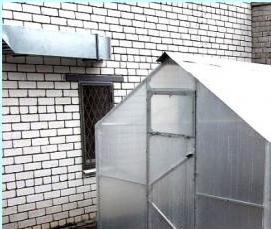 Заводские теплицы из оцинкованного профиля - тип 2