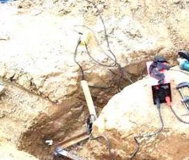 Заземление сваями - модель 4