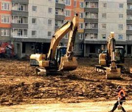 Земляные работы строительного объекта - тип 4