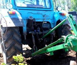 Земляные работы трактором - тип 3