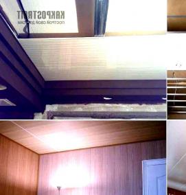 Зеркальные пвх панели для потолка - тип 1