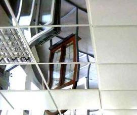 Зеркальный подвесной потолок - вариант 1