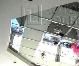 Зеркальный подвесной потолок - вариант 3