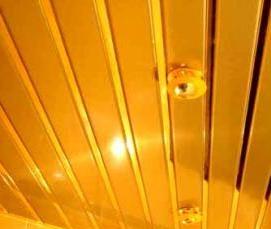 Зеркальный реечный потолок - модель 3