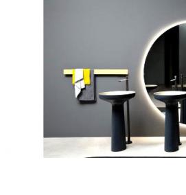 Зеркало полукруглое в ванную - модель 4