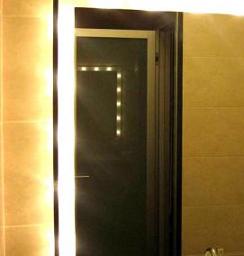 Зеркало с подсветкой для макияжа напольное - тип 2