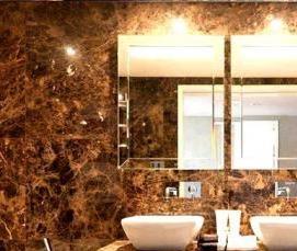 Зеркало в ванную под дерево - тип 2