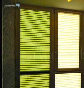 Жалюзи на окна с форточкой - модель 1