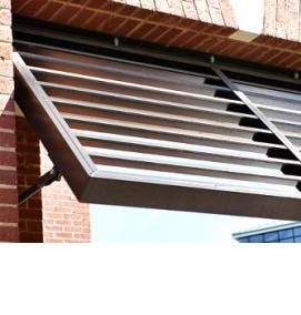 Жалюзийные решетки на слуховые окна - модель 4
