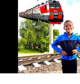 Железнодорожный шлагбаум - модель 1