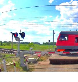 Железнодорожный шлагбаум - модель 3