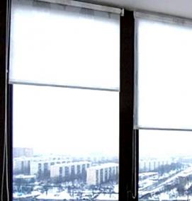 Железные жалюзи на окна - вариант 4