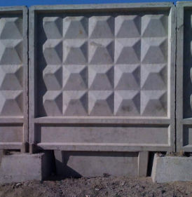 Железобетонный забор Эконом