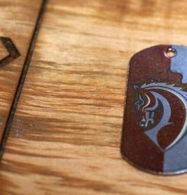 Жетон с гравировкой - тип 4