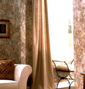 Жидкие обои белые с блестками - модель 4