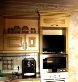 Жидкие обои для стен на кухне - тип 3