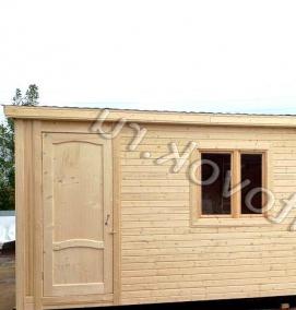 Жилой хозблок для дачи - вариант 1