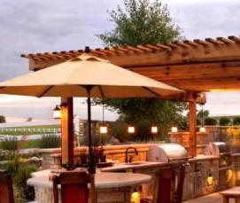 Зимние беседки из бруса - тип 3