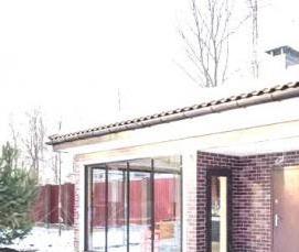 Зимние беседки с мангалом барбекю - вариант 2