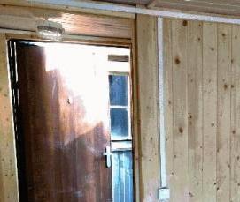 Зимние бытовки для проживания с печкой - модель 2