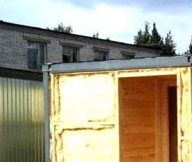 Зимние бытовки с печкой - модель 3