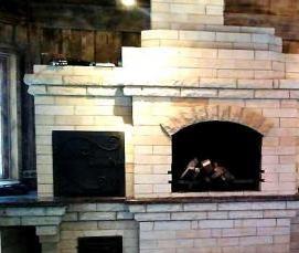 Зимняя беседка с камином и мангалом - модель 2