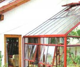 Зимняя теплица односкатная - вариант 4