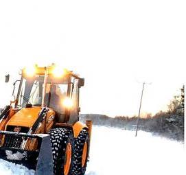 Зимняя уборка территории - вариант 3