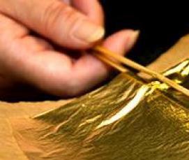 Золотые балясины - модель 4