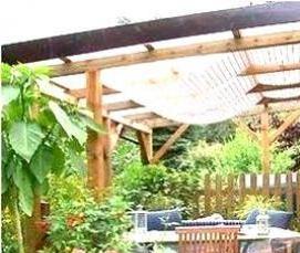 Зонт беседка для дачи - вариант 2