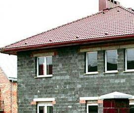 Алексинский керамзитобетонный блок - тип 4