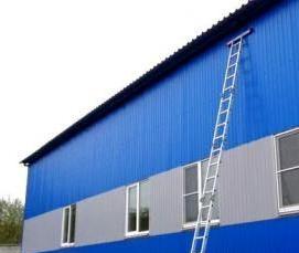 Алюминиевая четырехсекционная шарнирная лестница - тип 4