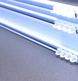 Алюминиевый карниз для штор потолочный - модель 1