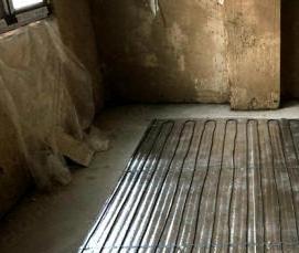 Алюминиевый теплый пол - вариант 3