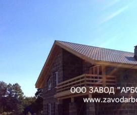 Арболитовый дом строительство - тип 4