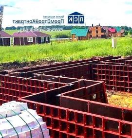 Аренда опалубки для монолитного фундамента - тип 1