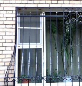 Автоматические решетки на окна - модель 1