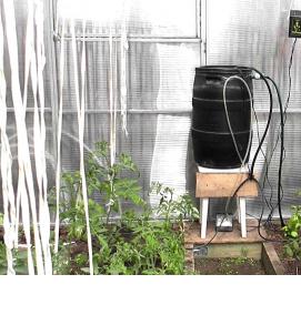 Автоматический полив в теплице - вариант 4