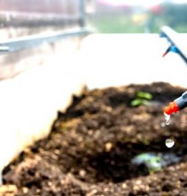 Автоматический полив в теплице - вариант 2