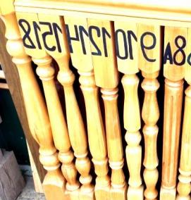 Балясины из сосны - вариант 3