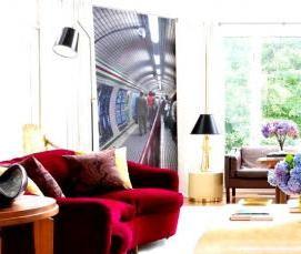 Белая беседка со шторами - вариант 1