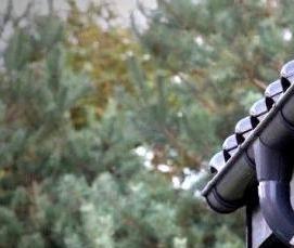 Белая водосточная система - модель 4