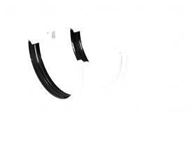 Белая водосточная система - модель 3