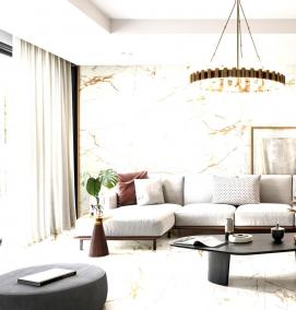 Белый керамогранит - модель 4