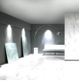 Белый керамогранит - модель 2