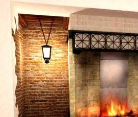 Белый старинный кирпич - модель 3