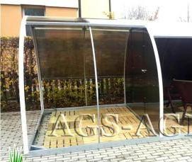 Беседка из поликарбоната тюльпан - тип 1